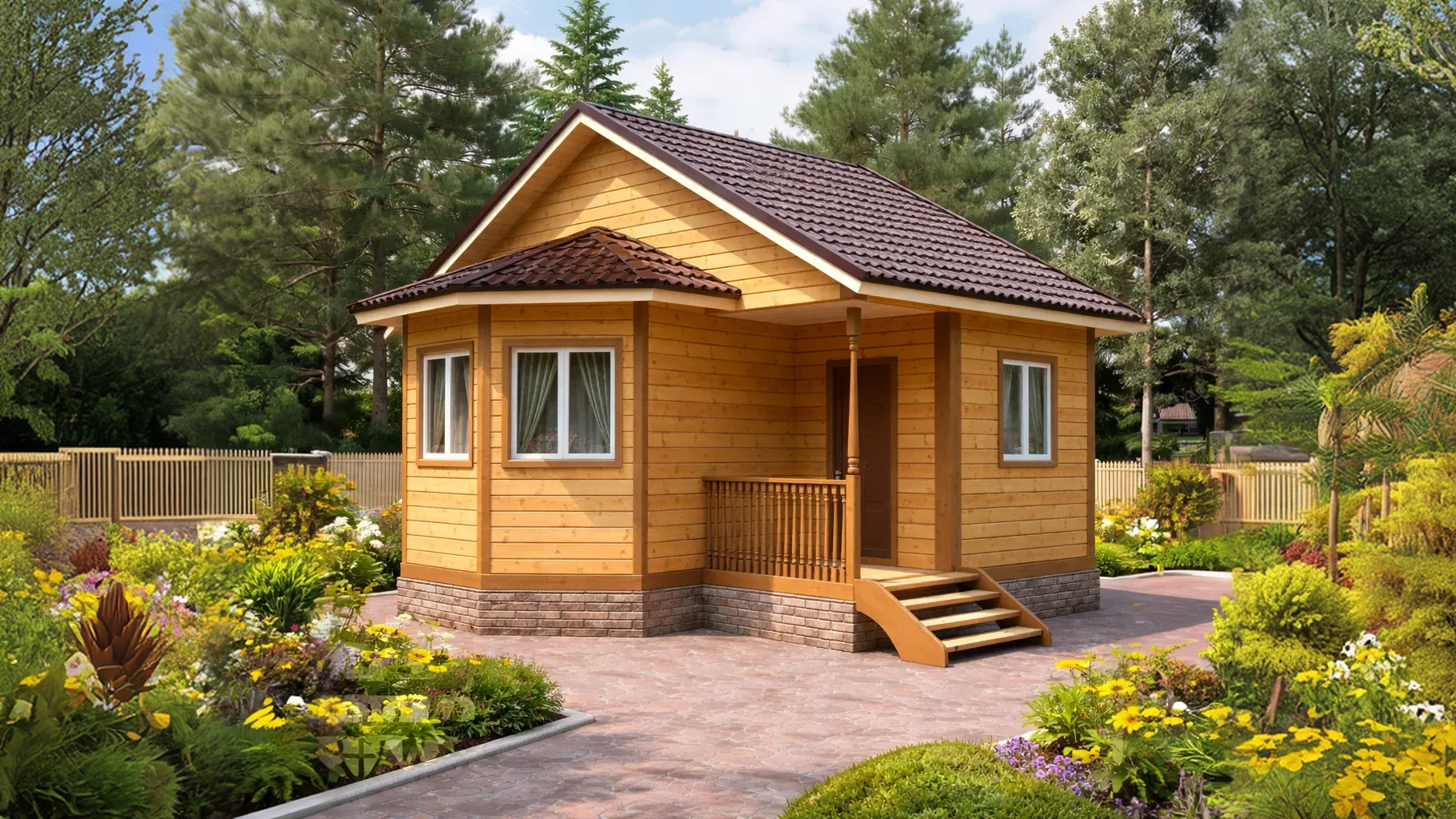 Баня из бруса